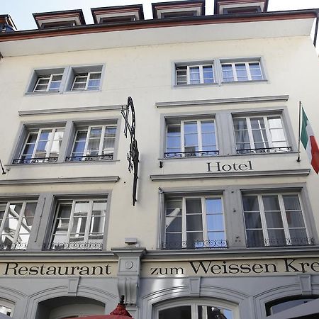 Boutique Hotel Weisses Kreuz - Adult Only Hotel Luzern Exteriör bild